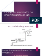 Principales Elementos de Una Instalación de Gas