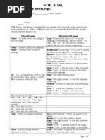 HTML & XML: Basic Structure of HTML Page