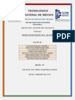 Tecnológico Nacional de México: Asignatura: Estudio Del Trabajo Ii Unidad I Tiempos Pedeterminados (Mover)