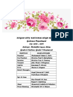 Iligan City National High School Guidance Department S.Y. 2018 - 2019 Adviser: Michelle Layno Aban Grade & Section: Grade 9 Rosewood