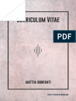Mattia Bonfanti Cv 2019