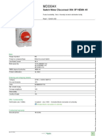 MD Enclosed Disconnect Switch - MD3304X