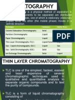 Chromatography: Chromatography Is A Physical Method of Separation in