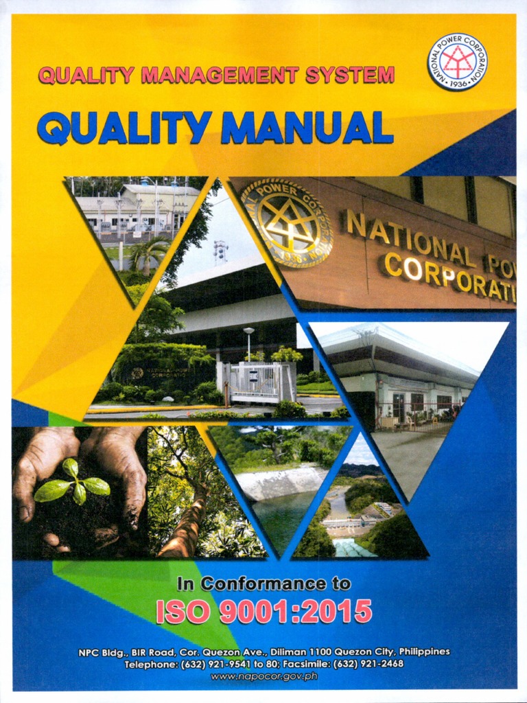 Quality Manual: in 0jo - NMN M A RN To | PDF | Quality Management ...