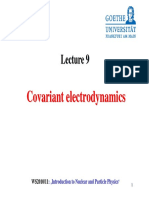 B9 CovariantElectrodynamics