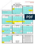 2018 2019 District Calender