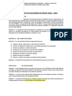 Reglamento de Elecciones de Apafa 2018 San Ramón