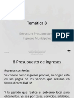 Tema 08 Estructura Presupuesto Ingresos Municipales