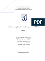 La importancia de la auditoría interna y la administración de riesgos empresariales (E.R.M