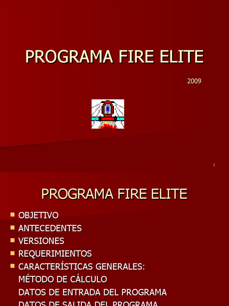 PROGRAMA FIRE ELITE Presenta | PDF | Compatibles con PC Ibm | Programa ...