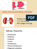 Renal Trauma and Renal Surgeries