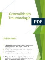 Generalidades de Traumatologia