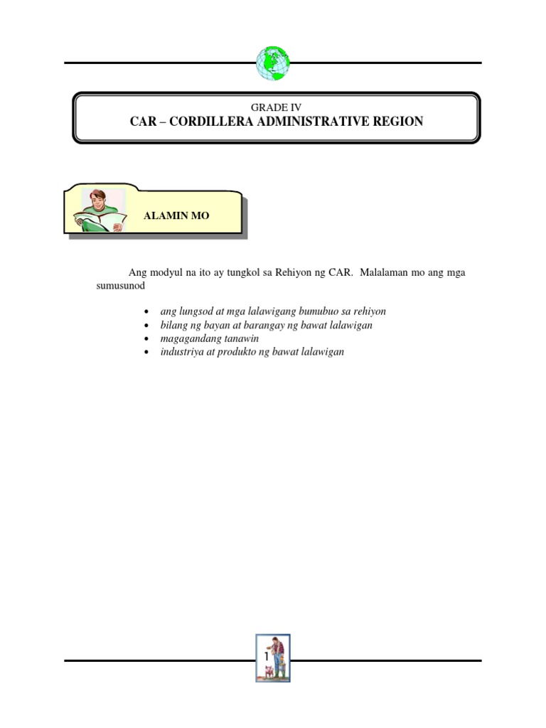 30 - Cordillera Administrative Region | PDF