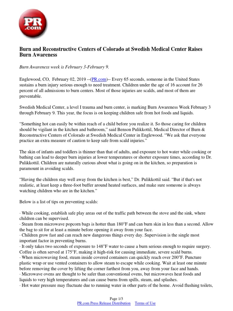 Burn and Reconstructive Centers of Colorado at Swedish Medical Center