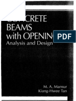 Concrete Beams With Openings Analysis Design