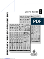 Ub1204pro User Manual