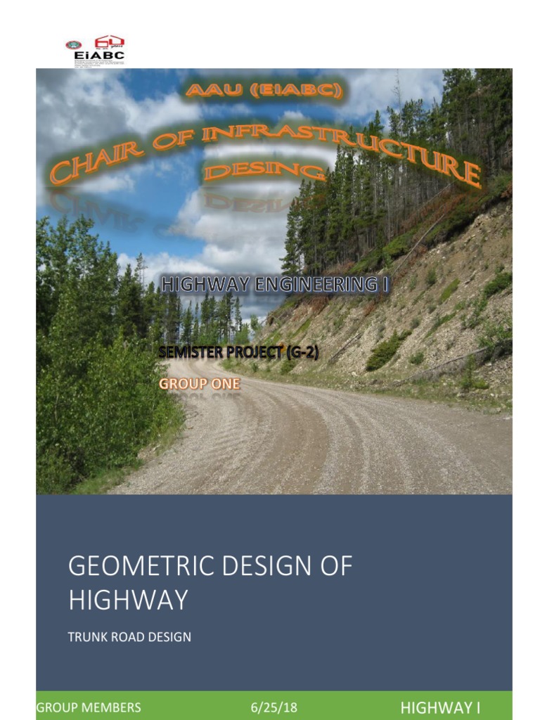 Geometric Design of Highway Trunk Roads | PDF