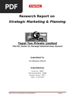 Download SMP Report on Tapal Tea by Ghazzzzanfar SN39875706 doc pdf