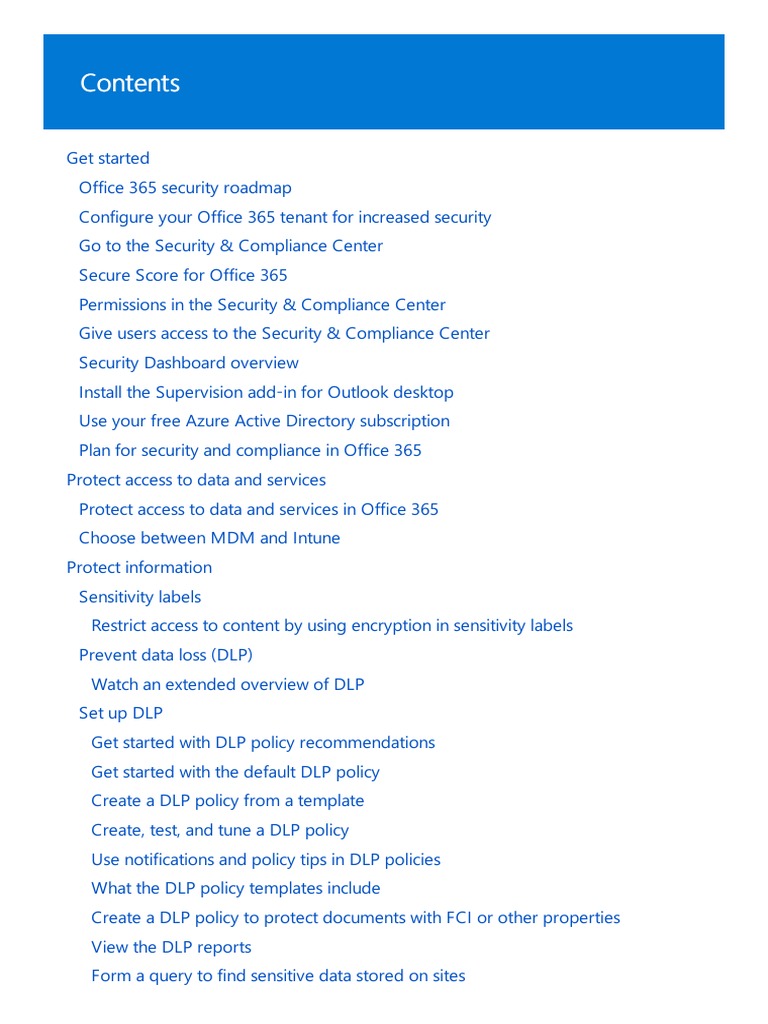 Office365 Security | PDF | Office 365 | Share Point