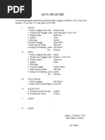 Kartu keluarga kosong