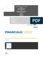 Your Source For SAP Financials Tutorials, Tips, and Training Content