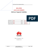 Software Upgrade Guideline: Huawei ALE-L21C432B551