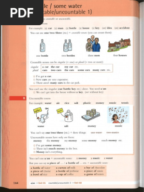 Countable:Uncountable Nouns
