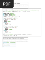 JS Basic Q's