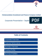 Investor Presentation Sep18 Final Chola