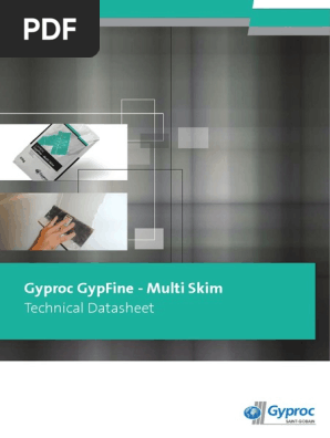 Gyproc Technicaldatasheets Gypfinemultiplaster Drywall Plaster