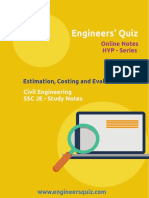 Estimation, Costing & Evaluation HYPE Series Study Notes
