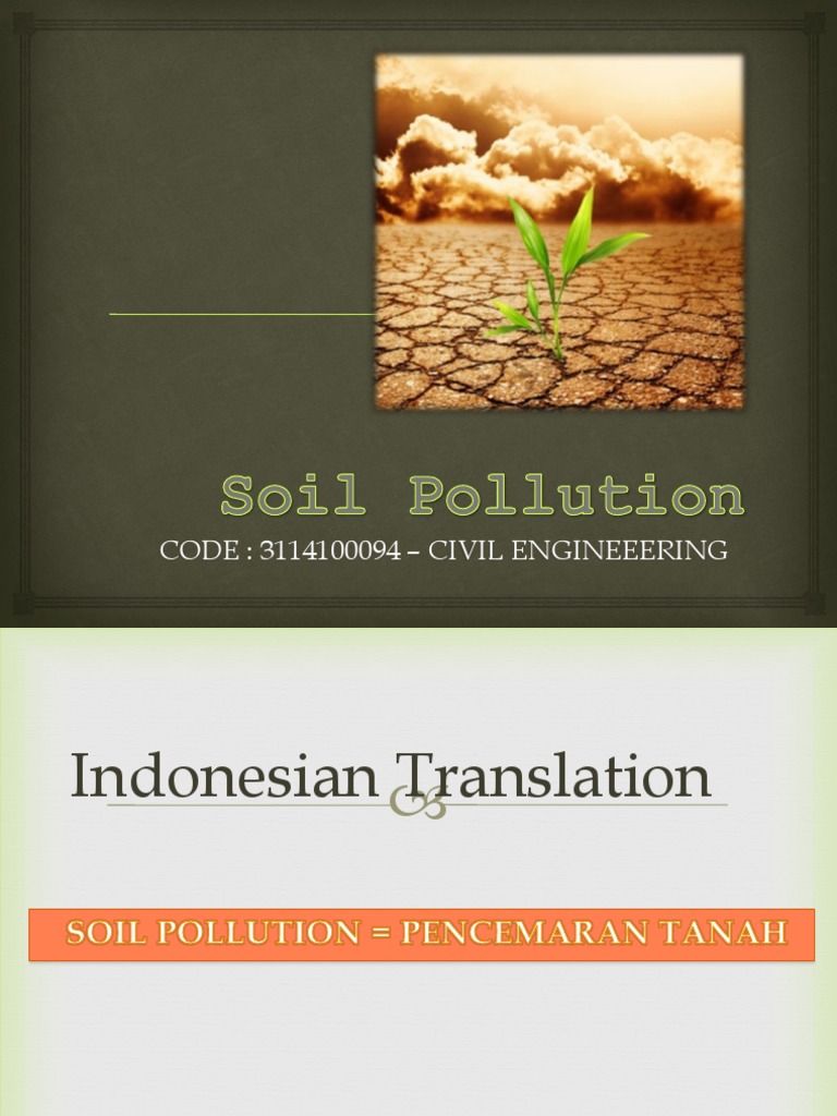 Understanding Soil Pollution Causes & Effects | PDF | Smog | Pollution