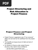 Class 20 - Project Structuring and Risk Allocation in Project Finance PDF