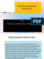 Falsafah Keperawatan Maternitas