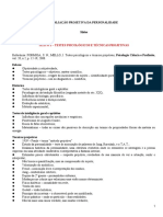 Avaliação Projetiva Da Personalidade PDF