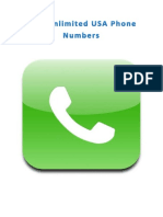 Free US Cell Phone Number by Flight PDF