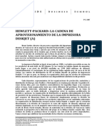 Hewlett-Packard La Cadena de Aprovisionamiento de La Impresora DeskJet (A)