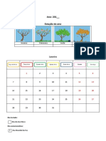 Calendário Adaptável