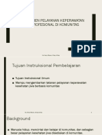 Managemen Keperawatan Jiwa Profesional Di Komunitas