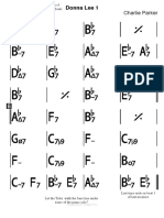 Donna Lee Chords