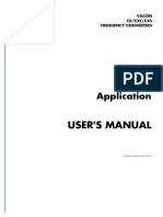 Lift Application User's Manual