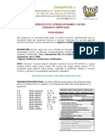 Ficha Técnica Aceite de Coco Orgánico (Wet Process)