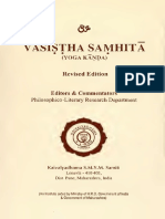 Vasistha Samhita (Yoga Kanda) With Commentary Kaivalya Dham - Text