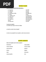Taller Inglés Técnico CIPA 4 | PDF | Classroom | Schools