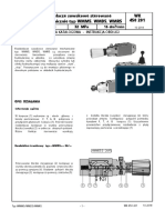 WK 450 201 Rozdzielacze Suwakowe Sterowane Mechanicznie Typ WMM5, WMD5, WMR5