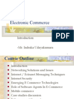 Electronic Commerce: - Mr. Indraka Udayakumara