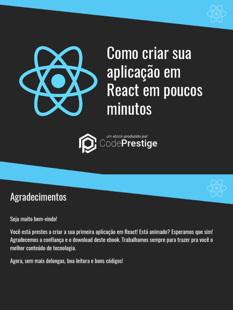 Criando Aplicações em React Rápido | PDF | Rede mundial de computadores ...