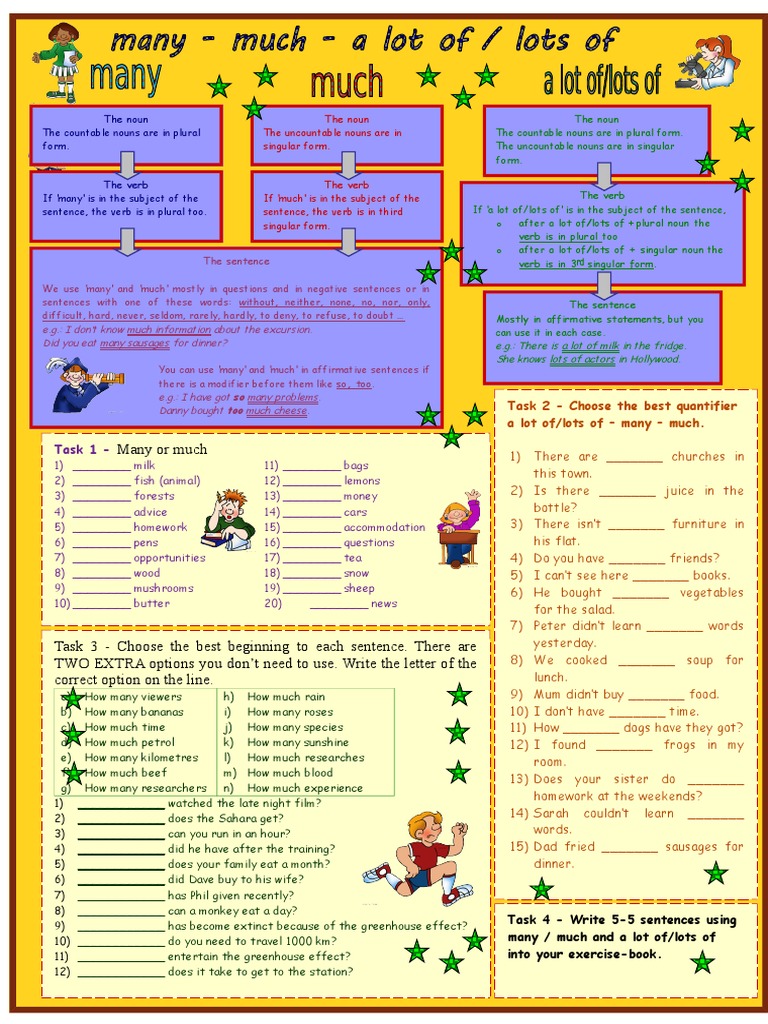 Many or Much: The Noun | PDF | Grammatical Number | Plural