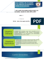 Proyecto Demografico Esmeraldas