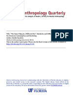 Medical Anthropology Quarterly 2014